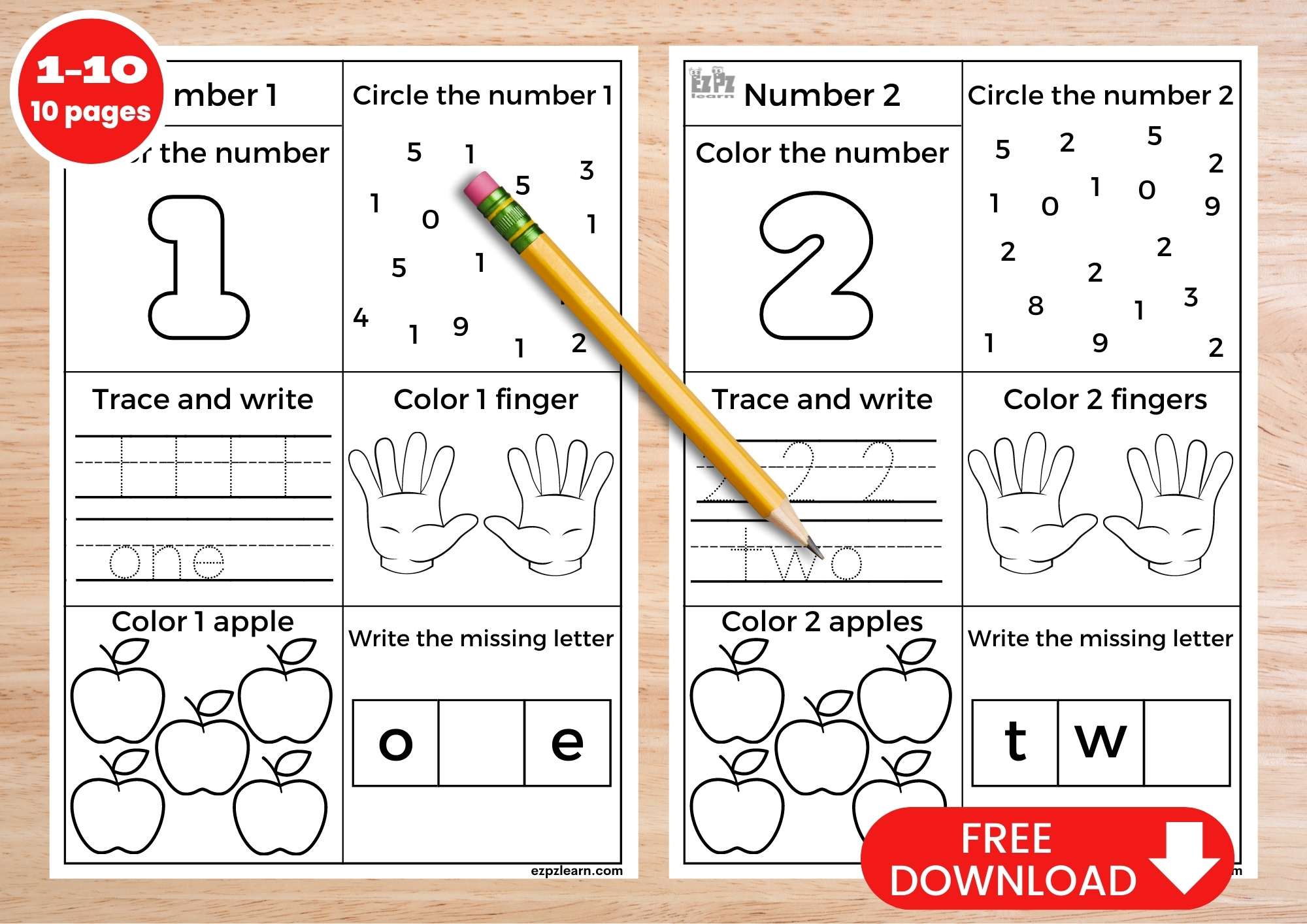 coloring-1-to-10-ezpzlearn